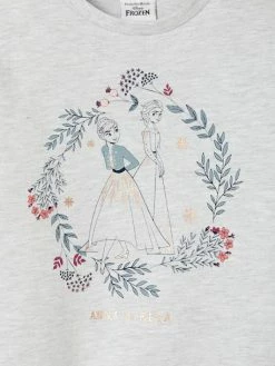 Sweat Fille Disney® Frozen Gris Chiné - Reine Des Neiges -cyrillus boutique sweat fille disney frozen 2