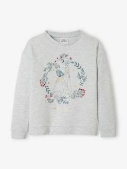 Sweat Fille Disney® Frozen Gris Chiné - Reine Des Neiges