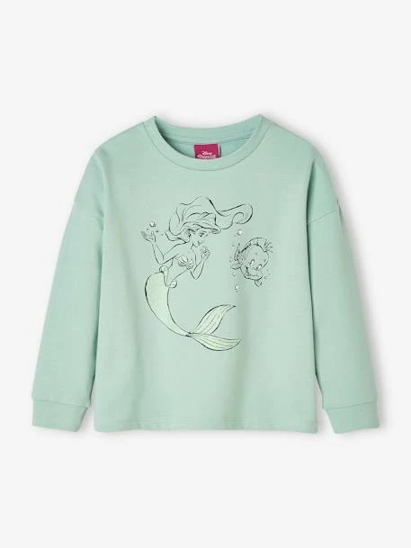 Sweat Fille Disney® La Petite Sirène Bleu Glacier - 319 1 Sweat Fille Disney® La Petite Sirène Bleu Glacier - 319