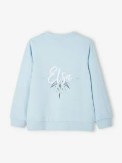 Alternative view of Sweat Fille Disney® La Reine Des Neiges 2 Bleu Ciel - Reine Des Neiges