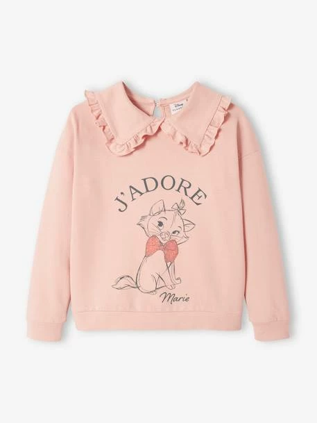 Sweat Fille Disney® Marie Les Aristochats Vieux Rose - Disney 1 Sweat Fille Disney® Marie Les Aristochats Vieux Rose - Disney