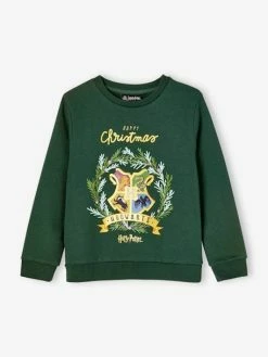Alternative view of Sweat Fille Noël Harry Potter® Vert Sapin - Harry Potter