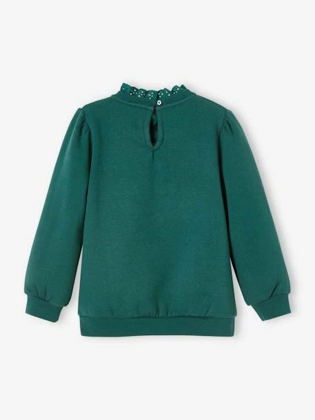 Sweat Motif Boule Magique Animée De Sequins Fille Vert Anglais - Vertbaudet 2 Sweat Motif Boule Magique Animée De Sequins Fille Vert Anglais - Vertbaudet – Image 2