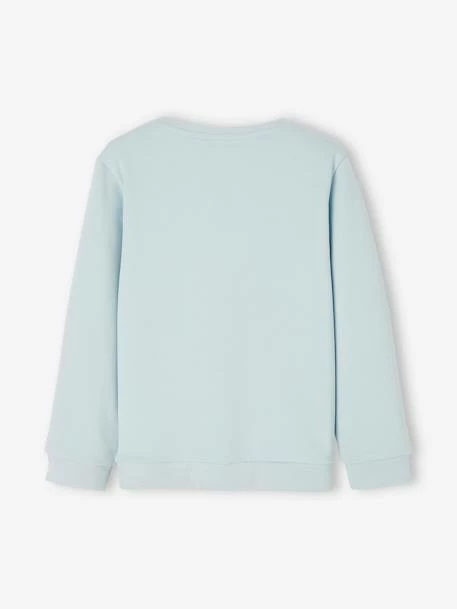 Sweat Motif égérie Fille Bleu Ciel - Vertbaudet 2 Sweat Motif égérie Fille Bleu Ciel - Vertbaudet – Image 2