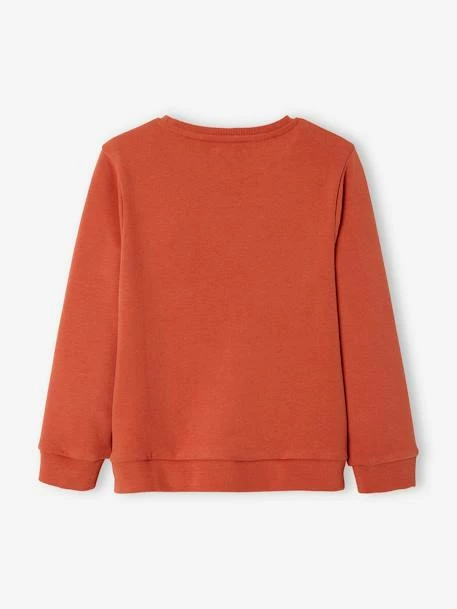 Sweat Motif Maroc Détails Pailletés Fille Orange Grisé - Vertbaudet 3 Sweat Motif Maroc Détails Pailletés Fille Orange Grisé - Vertbaudet – Image 3