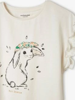 T-shirt à Motif Irisé Fille Manches Courtes Volantées Jaune Pâle - Vertbaudet 8 T-shirt à Motif Irisé Fille Manches Courtes Volantées Jaune Pâle - Vertbaudet -cyrillus boutique t shirt a motif irise fille manches courtes volantees 2