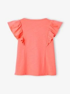 Alternative view of T-shirt à Volants Fille Vert Sauge - Vertbaudet