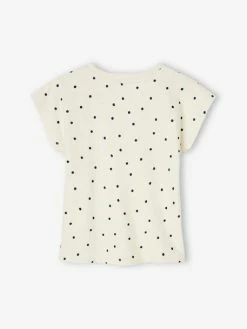 T-shirt "amour" à Pois Fille écru - Vertbaudet 8 T-shirt "amour" à Pois Fille écru - Vertbaudet -cyrillus boutique t shirt amour a pois fille 2