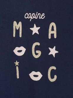 T-shirt Basics Message Irisé Fille Manches Longues Rose Poudré - Vertbaudet 11 T-shirt Basics Message Irisé Fille Manches Longues Rose Poudré - Vertbaudet -cyrillus boutique t shirt basics message irise fille manches longues 5