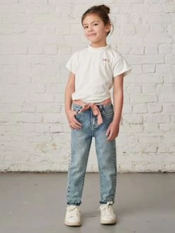 T-shirt Col En Broderie Anglaise Personnalisable Fille Manches Courtes Marine - Vertbaudet -cyrillus boutique t shirt col en broderie anglaise personnalisable fille manches courtes 5