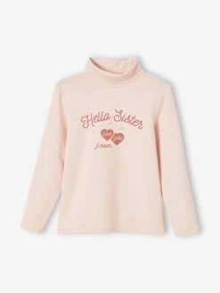 T-shirt Col Roulé Fille Motif Irisé Bleu - Vertbaudet 9 T-shirt Col Roulé Fille Motif Irisé Bleu - Vertbaudet -cyrillus boutique t shirt col roule fille motif irise 3
