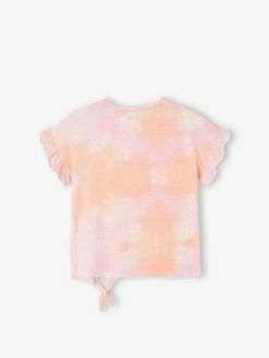 T-shirt Effet "dip Dye" Manches Courtes Volantées Fille Rose - Vertbaudet 9 T-shirt Effet "dip Dye" Manches Courtes Volantées Fille Rose - Vertbaudet -cyrillus boutique t shirt effet dip dye manches courtes volantees fille 3
