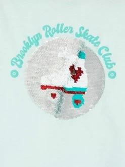 T-shirt Fille à Sequins Réversibles Bleu Ciel - Vertbaudet 7 T-shirt Fille à Sequins Réversibles Bleu Ciel - Vertbaudet -cyrillus boutique t shirt fille a sequins reversibles 3