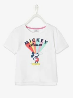 T-shirt Fille Disney Mickey® Blanc - Mickey