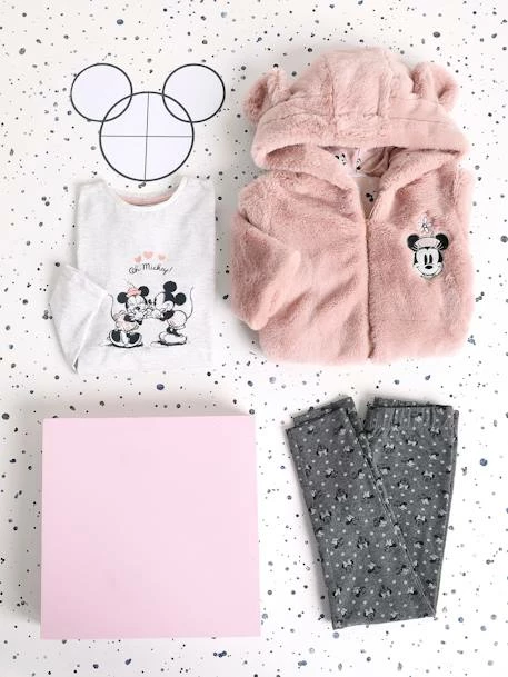 T-shirt Fille Disney Minnie Et Mickey® Avec Paillettes Gris Clair Chiné - Minnie 4 T-shirt Fille Disney Minnie Et Mickey® Avec Paillettes Gris Clair Chiné - Minnie – Image 4