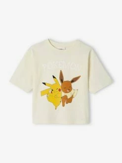T-shirt Fille Manches Courtes Pokémon® Beige - Pokemon