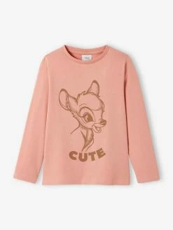 T-shirt Fille Manches Longues Disney® Bambi Rose - Disney