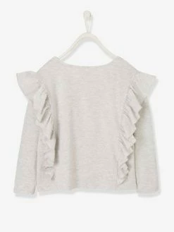 Alternative view of T-shirt Fille Manches Longues My Little Pony® à Paillettes Gris Chiné - My Little Pony