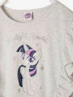T-shirt Fille Manches Longues My Little Pony® à Paillettes Gris Chiné - My Little Pony -cyrillus boutique t shirt fille manches longues my little pony a paillettes 2