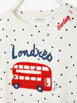 T-shirt Fille Motif City Détails Fantaisie Ivoire Imprimé - Vertbaudet 8 T-shirt Fille Motif City Détails Fantaisie Ivoire Imprimé - Vertbaudet -cyrillus boutique t shirt fille motif city details fantaisie 2