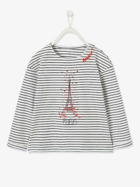 T-shirt Fille Motif City Détails Fantaisie Ivoire Imprimé - Vertbaudet 4 T-shirt Fille Motif City Détails Fantaisie Ivoire Imprimé - Vertbaudet – Image 4