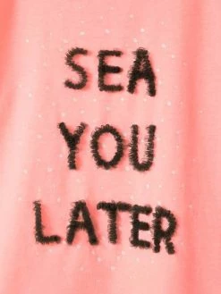 T-shirt Fille Motif En Tulle Rose Fluo - Vertbaudet -cyrillus boutique t shirt fille motif en tulle 2
