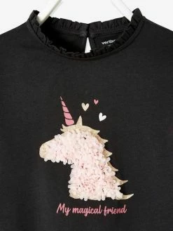 T-shirt Fille Motif Fantaisie Détails Frisou Gris Foncé - Vertbaudet 8 T-shirt Fille Motif Fantaisie Détails Frisou Gris Foncé - Vertbaudet -cyrillus boutique t shirt fille motif fantaisie details frisou 2