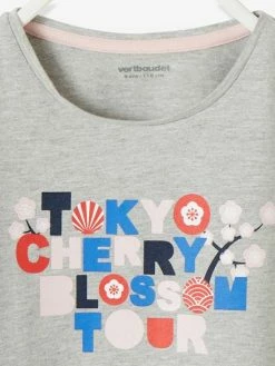 T-shirt Fille Motif Graphique Irisé Gris Chiné - Vertbaudet 7 T-shirt Fille Motif Graphique Irisé Gris Chiné - Vertbaudet -cyrillus boutique t shirt fille motif graphique irise 2