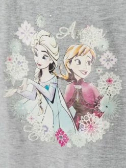 Alternative view of T-shirt Fille Reine Des Neiges® à Paillettes Gris - Reine Des Neiges