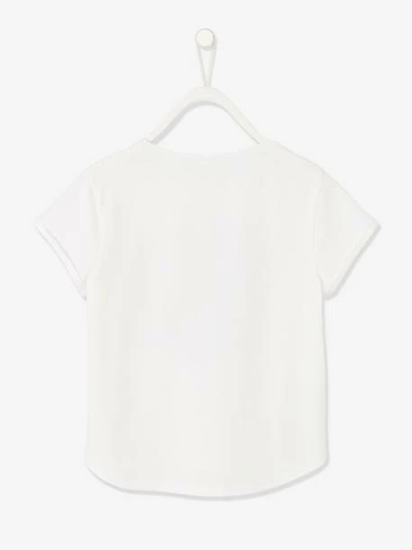 T-shirt Foot Fille Motif Froufrou Fantaisie Blanc - Vertbaudet 2 T-shirt Foot Fille Motif Froufrou Fantaisie Blanc - Vertbaudet – Image 2