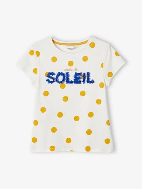 T-shirt Imprimé Animation Frizou Fille écru - Vertbaudet 2 T-shirt Imprimé Animation Frizou Fille écru - Vertbaudet – Image 2