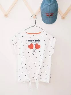 T-shirt Imprimé Détails Irisés Fille Blanc Imprimé - Vertbaudet 9 T-shirt Imprimé Détails Irisés Fille Blanc Imprimé - Vertbaudet -cyrillus boutique t shirt imprime details irises fille 4