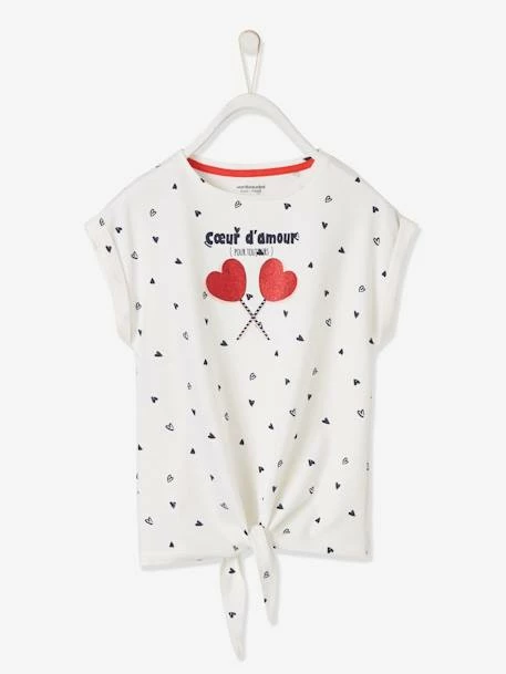 T-shirt Imprimé Détails Irisés Fille Blanc Imprimé - Vertbaudet 1 T-shirt Imprimé Détails Irisés Fille Blanc Imprimé - Vertbaudet