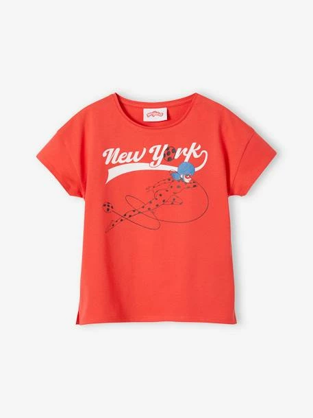 T-shirt Manches Courtes Miraculous® Fille Rouge - Miraculous 1 T-shirt Manches Courtes Miraculous® Fille Rouge - Miraculous