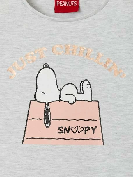 T-shirt Manches Courtes Snoopy Peanuts® Fille Gris - Snoopy 3 T-shirt Manches Courtes Snoopy Peanuts® Fille Gris - Snoopy – Image 3