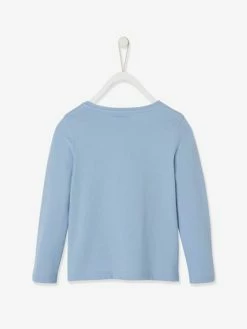 Alternative view of T-shirt Manches Longues Disney® La Reine Des Neiges Fille Bleu Avec Anime - Reine Des Neiges