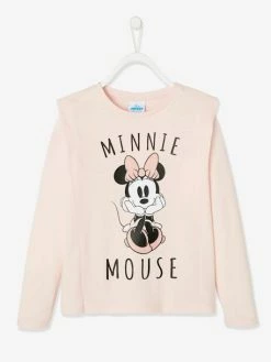 Alternative view of T-shirt Manches Longues Disney® Minnie Fille Rose Avec Anime - Minnie