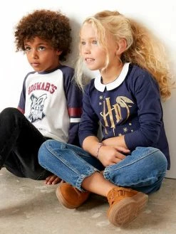 Alternative view of T-shirt Manches Longues Harry Potter® Fille Bleu Anime Placee - Harry Potter