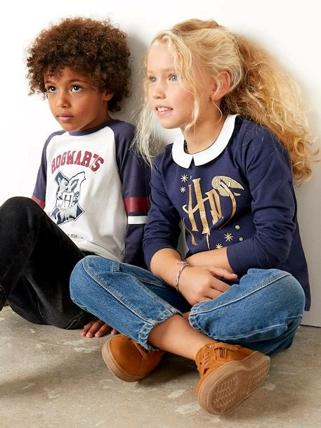 T-shirt Manches Longues Harry Potter® Fille Bleu Anime Placee - Harry Potter 2 T-shirt Manches Longues Harry Potter® Fille Bleu Anime Placee - Harry Potter – Image 2