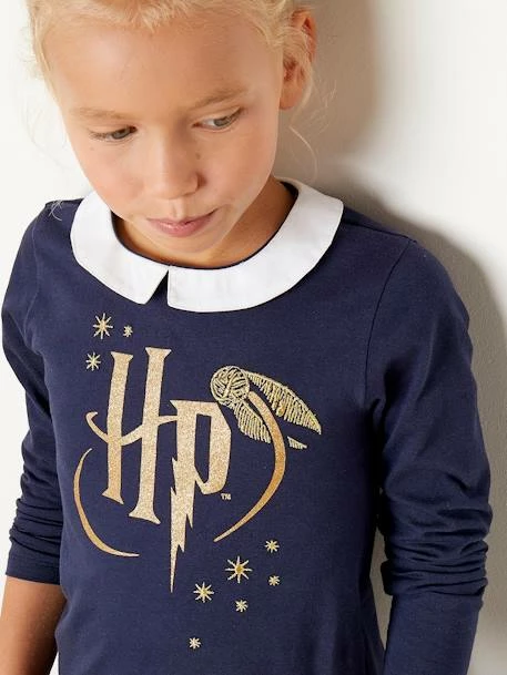 T-shirt Manches Longues Harry Potter® Fille Bleu Anime Placee - Harry Potter 1 T-shirt Manches Longues Harry Potter® Fille Bleu Anime Placee - Harry Potter