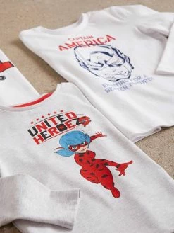 T-shirt Manches Longues Miraculous® Fille Gris Chine Avec Anime - Miraculous -cyrillus boutique t shirt manches longues miraculous fille 3
