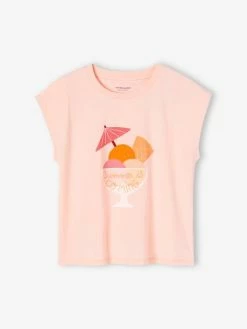 T-shirt Motif été Fille Manches épaules Rose Bonbon - Vertbaudet 9 T-shirt Motif été Fille Manches épaules Rose Bonbon - Vertbaudet -cyrillus boutique t shirt motif ete fille manches epaules 3