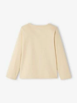 T-shirt Motif Trèfle Détails Irisés Et Flocage Velours Fille Beige - Vertbaudet 9 T-shirt Motif Trèfle Détails Irisés Et Flocage Velours Fille Beige - Vertbaudet -cyrillus boutique t shirt motif trefle details irises et flocage velours fille 3