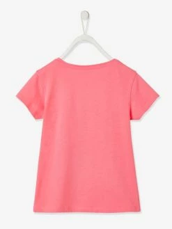 T-shirt "pool Party" En Sequins Réversibles Fille Rose - Vertbaudet -cyrillus boutique t shirt pool party en sequins reversibles fille 3