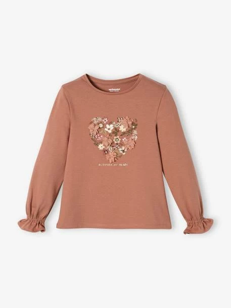 T-shirt Romantique Animation En Relief Et Détails Irisés Fille Blanc - Vertbaudet 5 T-shirt Romantique Animation En Relief Et Détails Irisés Fille Blanc - Vertbaudet – Image 5