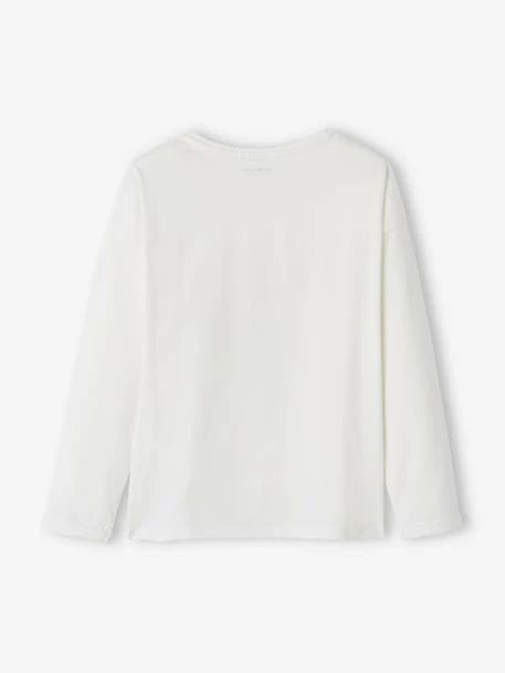 Tee-shirt égérie Détails Fantaisie Fille Rose Poudré - Vertbaudet 3 Tee-shirt égérie Détails Fantaisie Fille Rose Poudré - Vertbaudet – Image 3