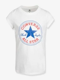 Tee-shirt Enfant Chuck Patch CONVERSE Blanc - Converse