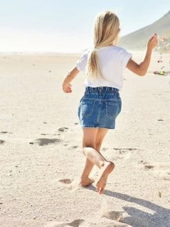 Tee-shirt Motif Coquillage Irisé Fille. Blanc - Vertbaudet -cyrillus boutique tee shirt motif coquillage irise fille 5