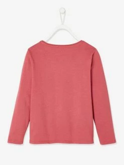 Tee-shirt Motif "girly" à Sequins Fille Rose Foncé - Vertbaudet 11 Tee-shirt Motif "girly" à Sequins Fille Rose Foncé - Vertbaudet -cyrillus boutique tee shirt motif girly a sequins fille 5